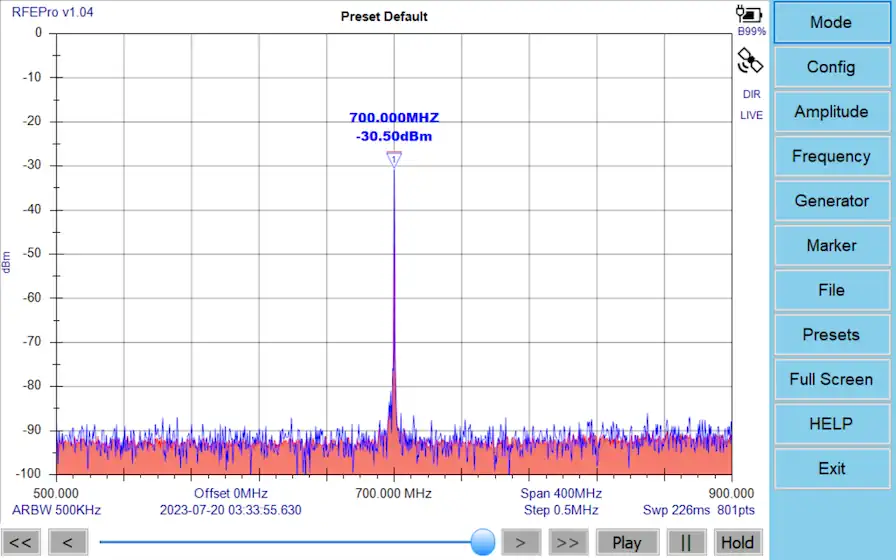 load file signal clear crsl